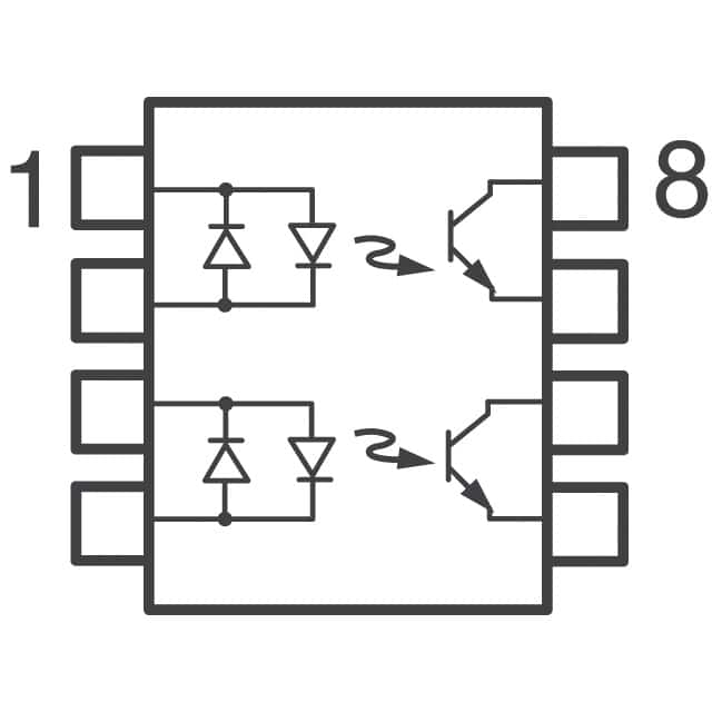 ILD256T Vishay Semiconductor Opto Division  Optoisolatori - Uscita fotovoltaica a transistor